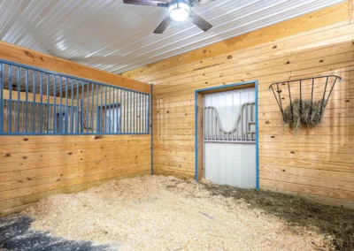 Stable office and supply room